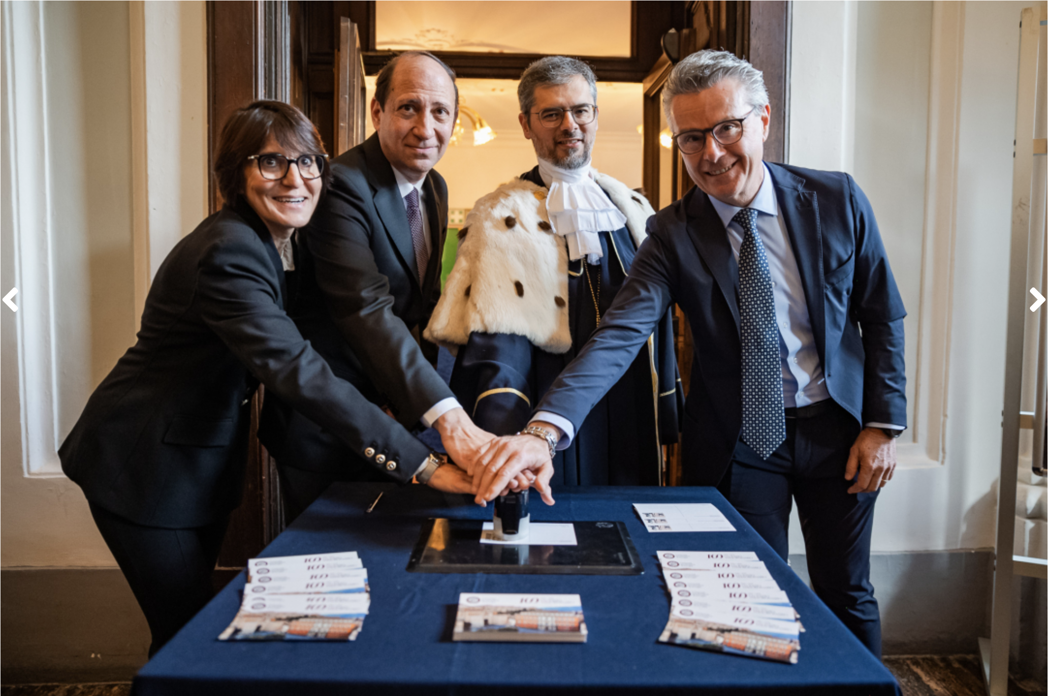 Il primo annullo filatelico in occasione della visita del Presidente Mattarella all'Università per Stranieri di Perugia