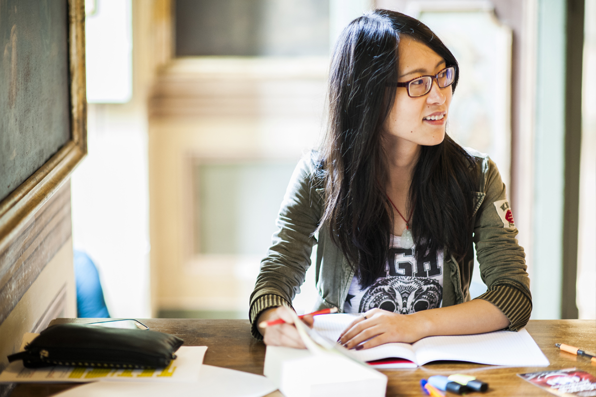 studentessa cinese Immagine di studentessa cinese