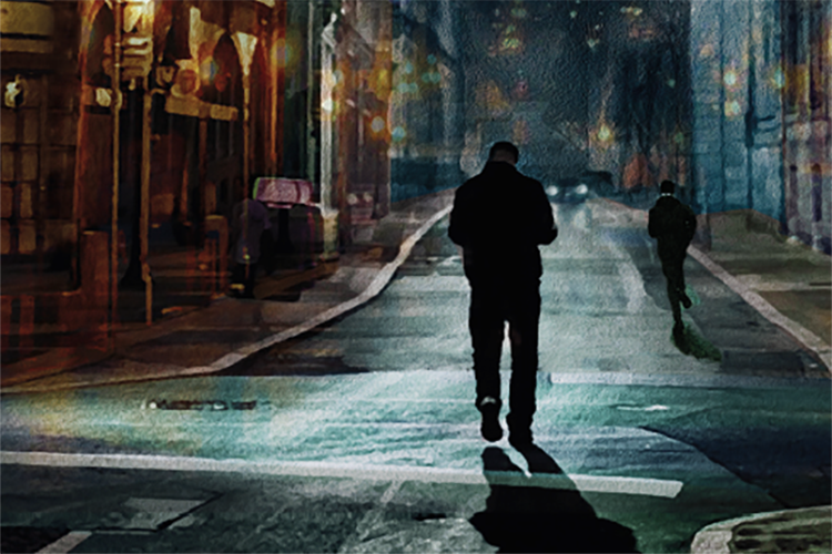 Dettaglio della copertina de "Le tre del mattino"