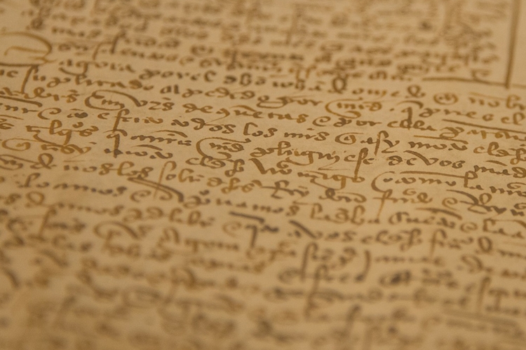 particolare di manoscritto