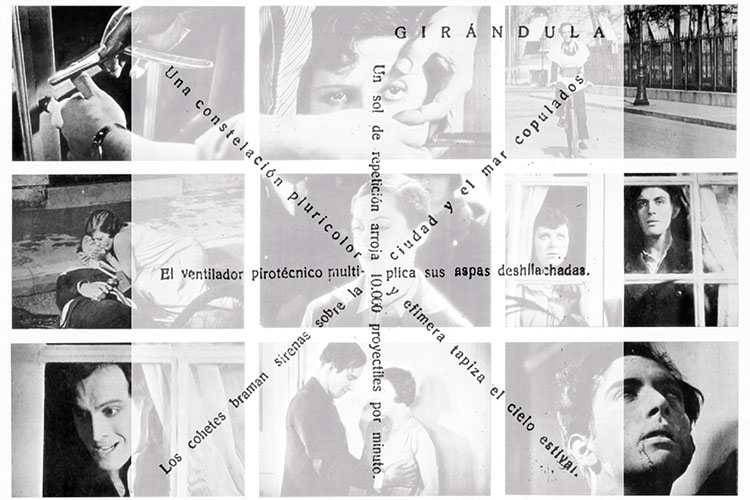 Particolare della locandina: collage di fotogrammi