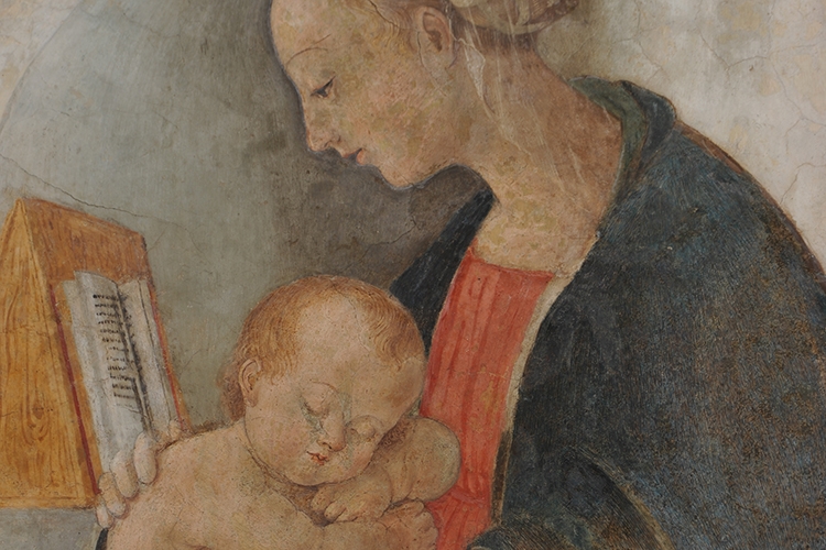 particolare di un'opera di Raffaello