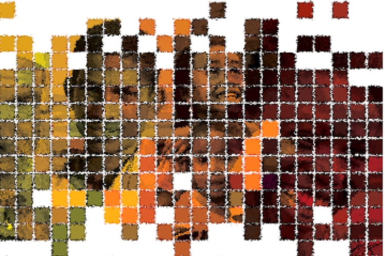 collage di volti di diverse etnie