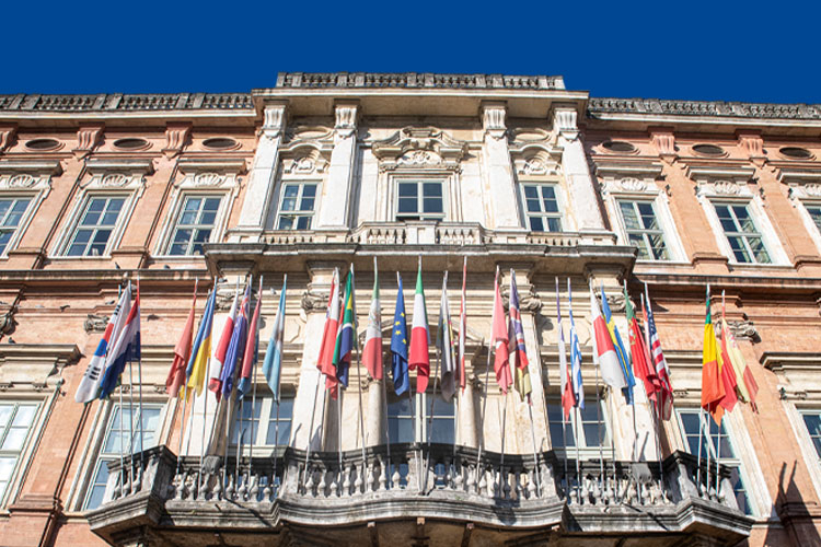 facciata di palazzo Gallenga