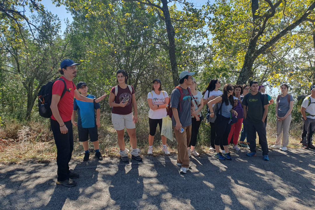 alcuni dei partecipanti lungo il percorso