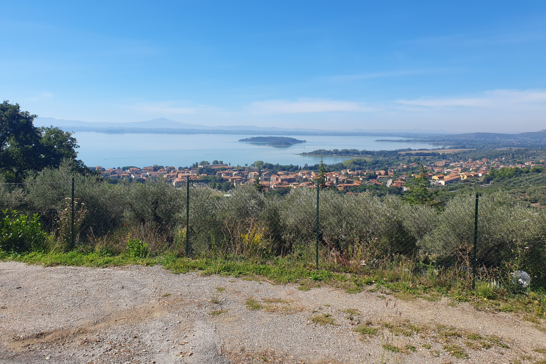 scorcio del lago visto dal sentiero