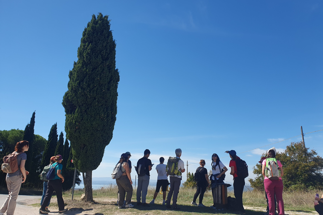 alcuni dei partecipanti lungo il percorso