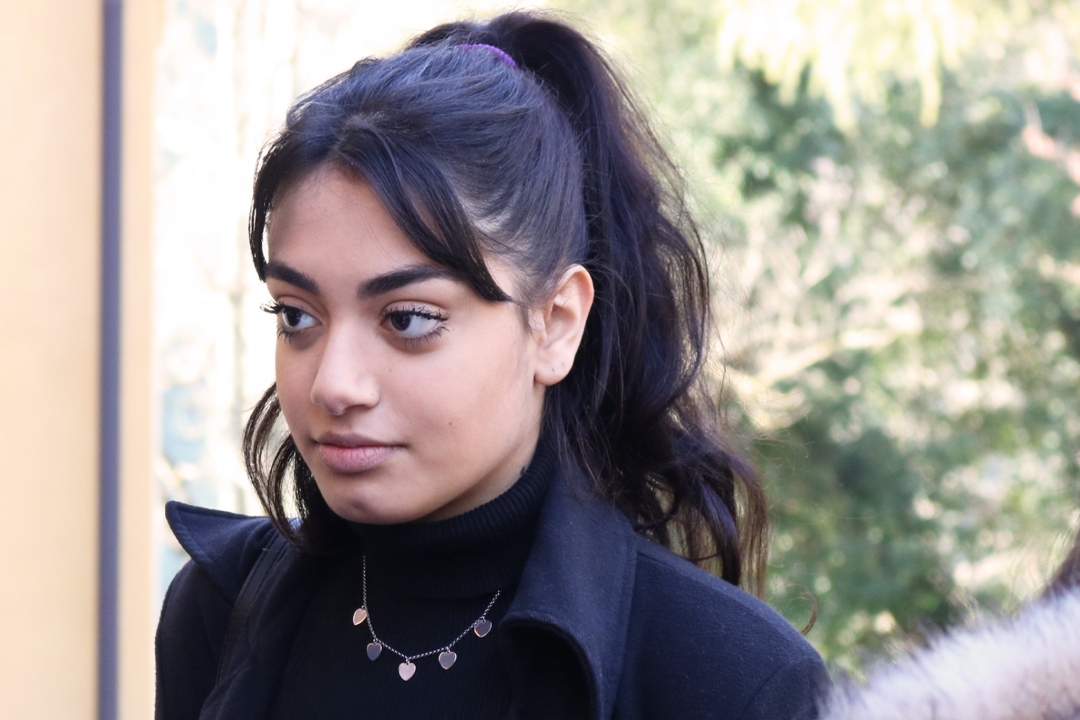 studentessa durante l'evento