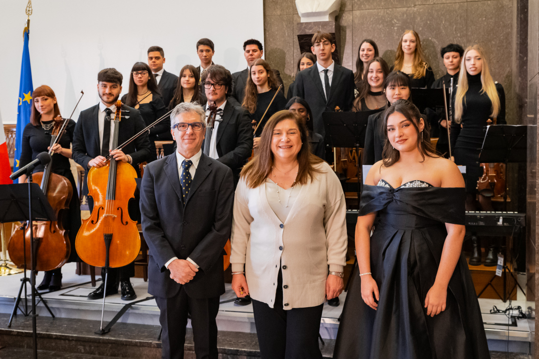 l'orchestra del liceo Mariotti di Perugia