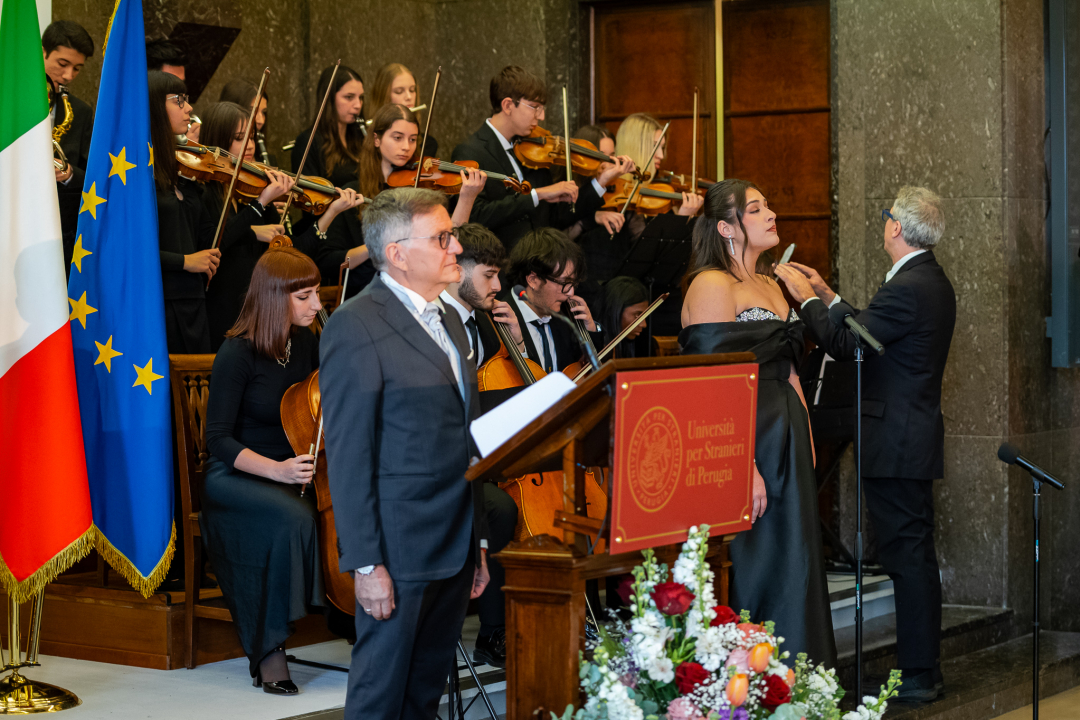 l'orchestra del liceo Mariotti di Perugia