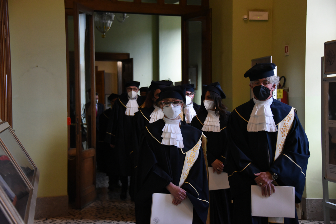 il corteo dei togati