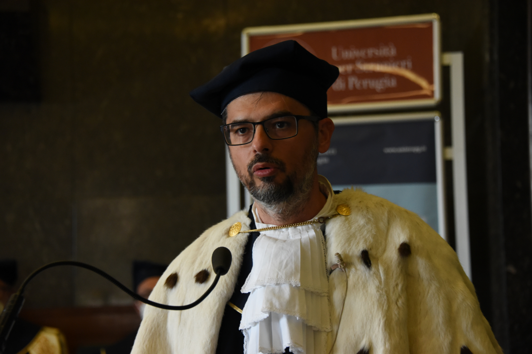 il rettore De Cesaris