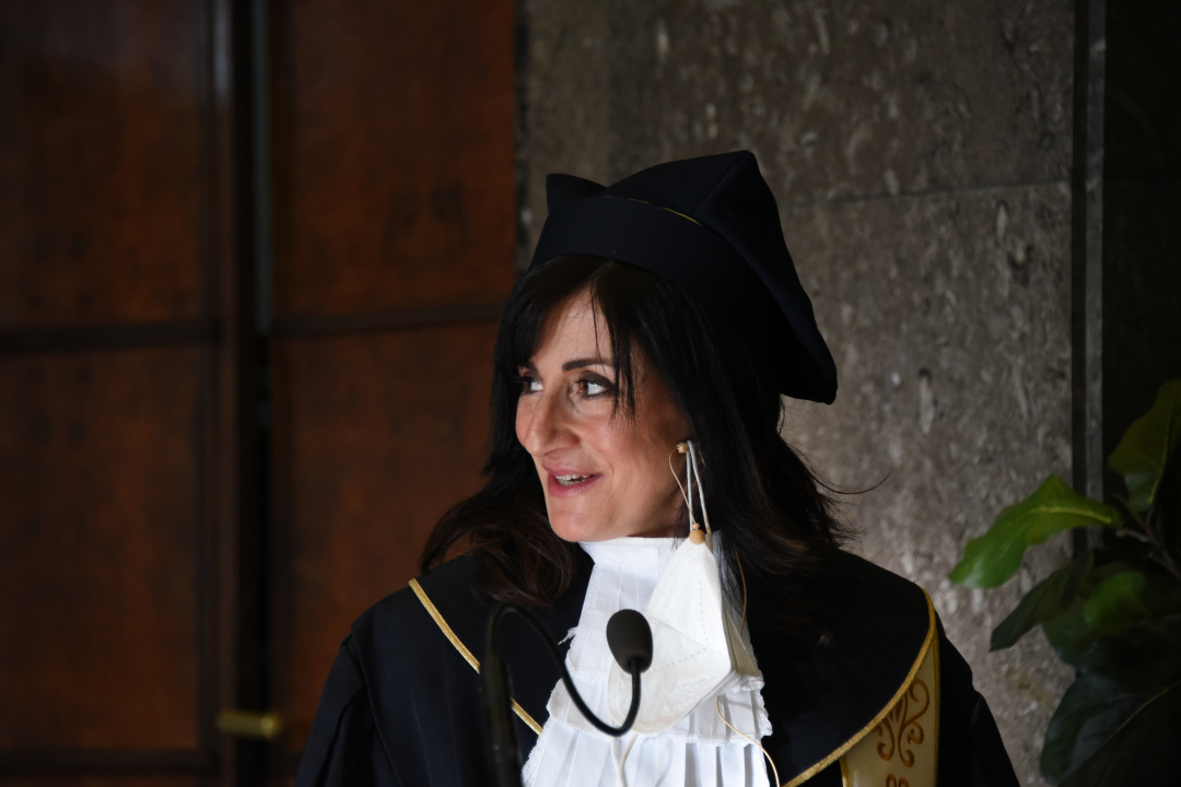 la prof.ssa Maura Marchegiani