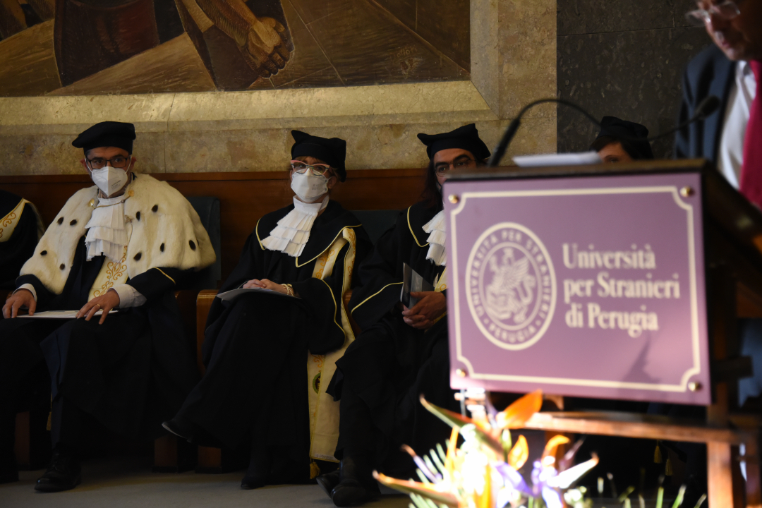 un momento dell lectio doctoralis