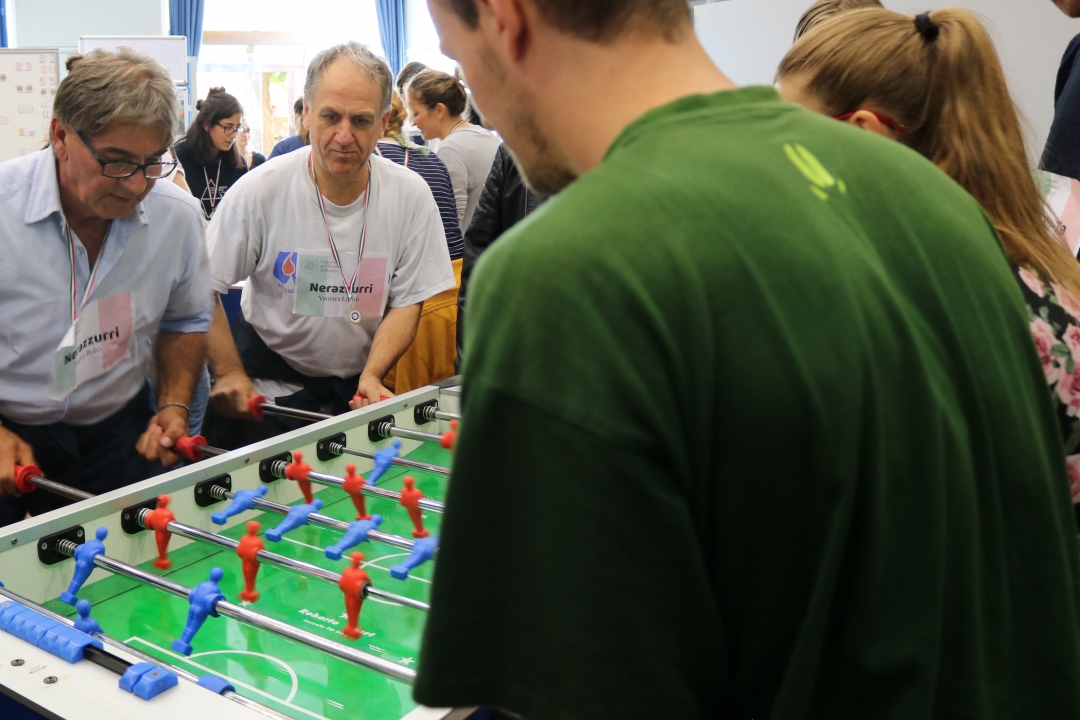 Torneo di biliardino alla Stranieri 