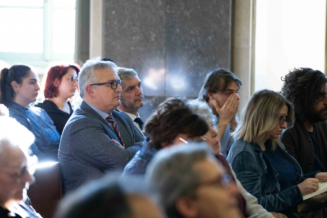 il pubblico in aula Magna