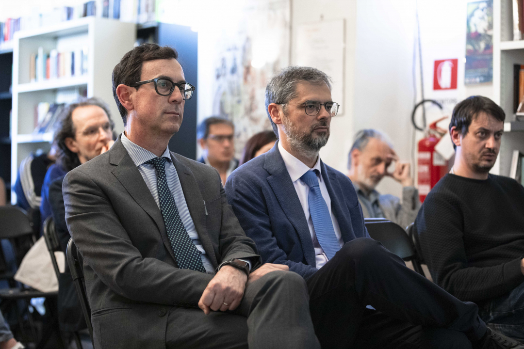 il rettore Valerio De Cesaris e il prorettore Francesco Asdrubali