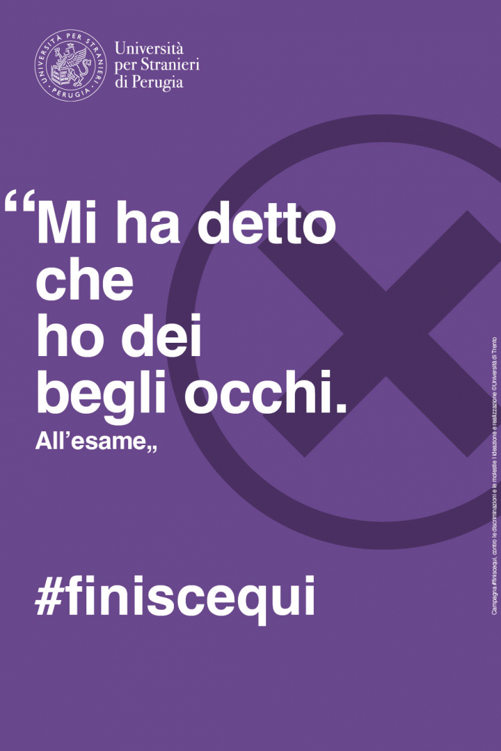 Mi ha detto che ho dei begli occhi. All'esame